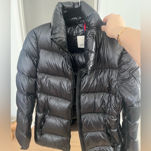 Moncler Shiny Black Down Jacket - Picture 7 of 11